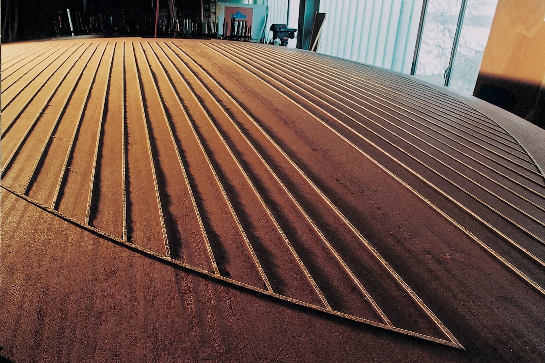 Claudio Pedrazzini, constructeur naval. — photographie
