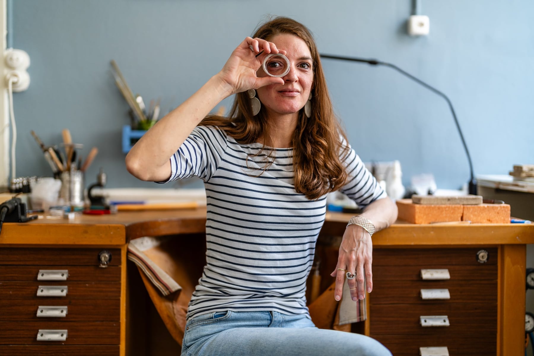Noémie Gogniat, filigraniste. — photographie