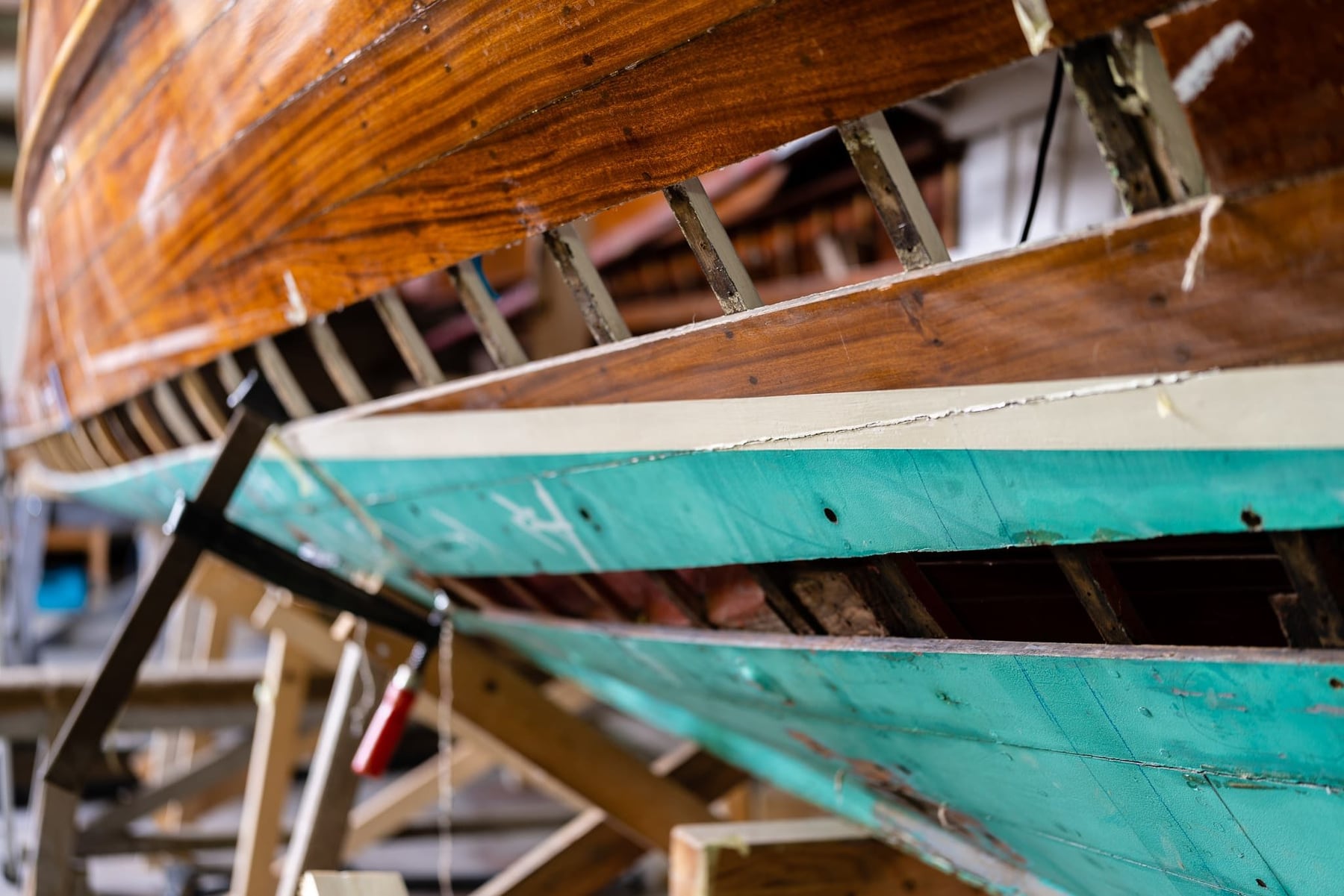 Le chantier naval de Corsier Port. — photographie