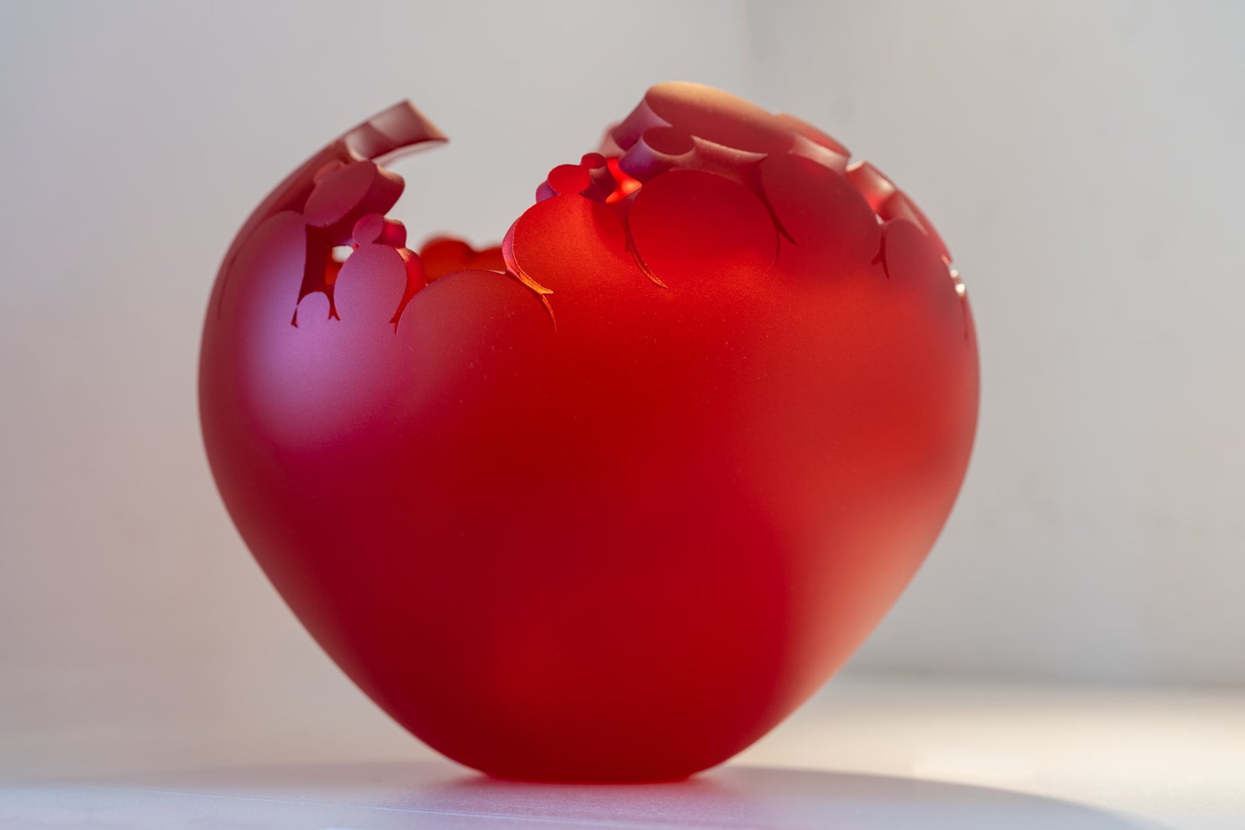 Valérie de Roquemaurel, souffleuse de verre. — photographie